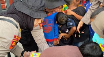 Hangatkan Hati Warga Darul Hasanah, Trauma Healing STIK dan Polres Aceh Tenggara Bangkitkan Senyum Anak Negeri